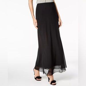 Adrianna Papell Chiffon Ball Gown Maxi Skirt Size 6P